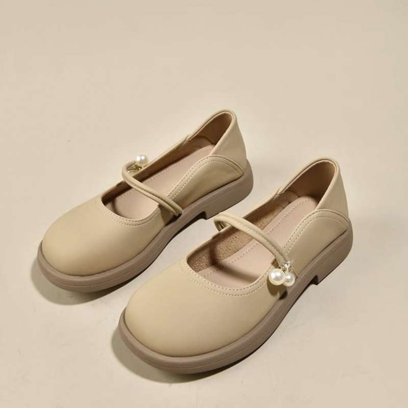 Mary Jane shoes small leather shoes spring and summer single shoes 2025 new two-wear loafers gentle wind casual shoes comfortable
