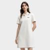 FILA Original Fashion Simple Basic Classic Retro Casual Relaxed Versatile Comfortable Polo Collar Short Sleeve Dress Women dresses F51W629306FWT