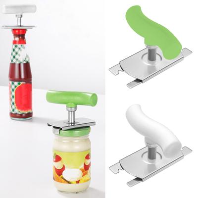 Otvírák na sklenice s artrózou Nerezový odstraňovač víček Ozubený design Ergonomická plechovka