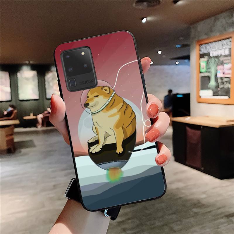 Cheems Doge Phone Case for Samsung S20 Lite S21 S10 S9 Plus for Redmi Note8 9pro for Huawei Y6 Cover