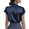 Women's Fashion Solid Color Short-Sleeve Top