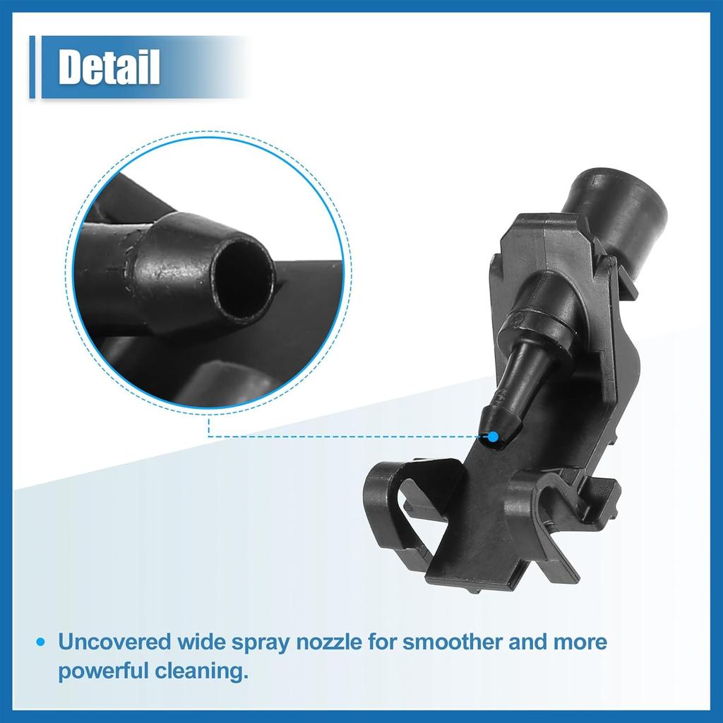 Front Windshield Washer Nozzles 76810-TG7-A11 Wiper Spray Jet Spray Nozzles Replacement for Honda Passport 19-21 for Honda Pilot 16-21 for Honda