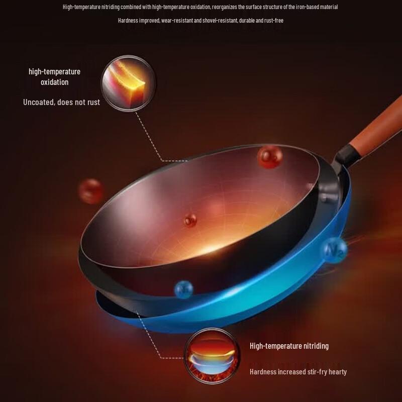 SUPOR Lightweight Rust-Resistant Fine Iron Wok