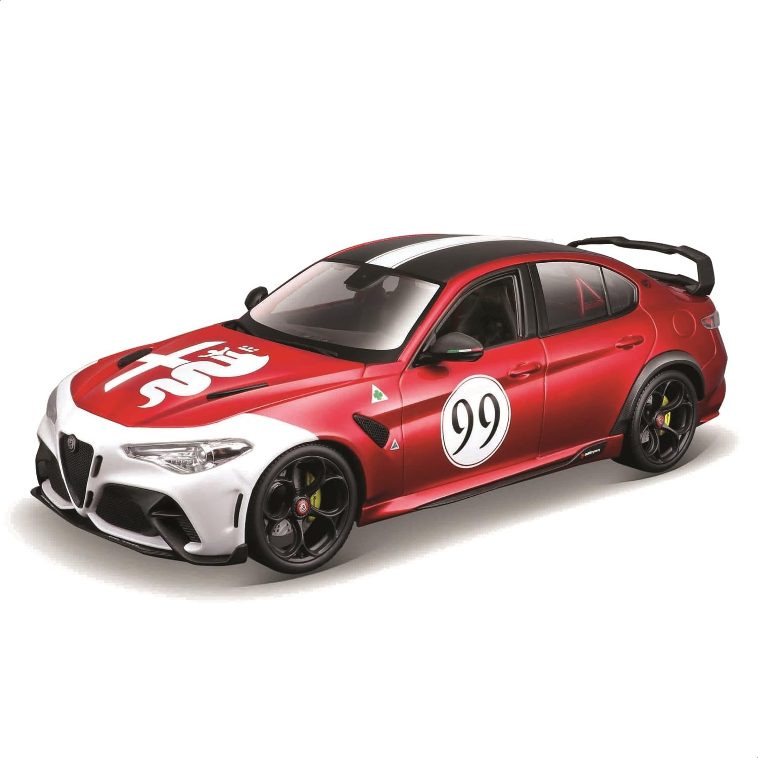 

Bburago 1/18 Scale Alfa Romeo Giulia GTAm #99 2020 Racing Diecast Model Car Finished Product 18-11049 (#99)