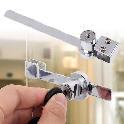 Showcase Display Case Lock Length 14.3cm for Glass Thickness 0.08-0.24inch Easily Install Jewelry