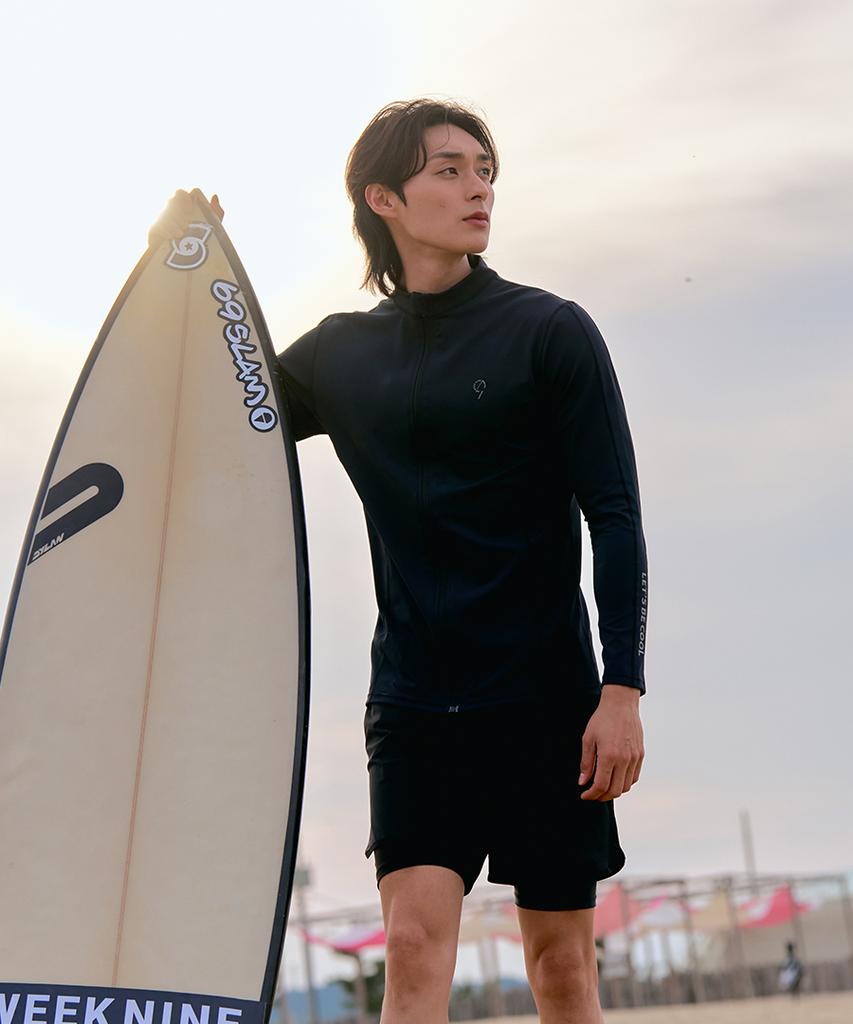 Wikeunain Hunter Zip-Up Long Sleeve Rash Guard 2 Colors