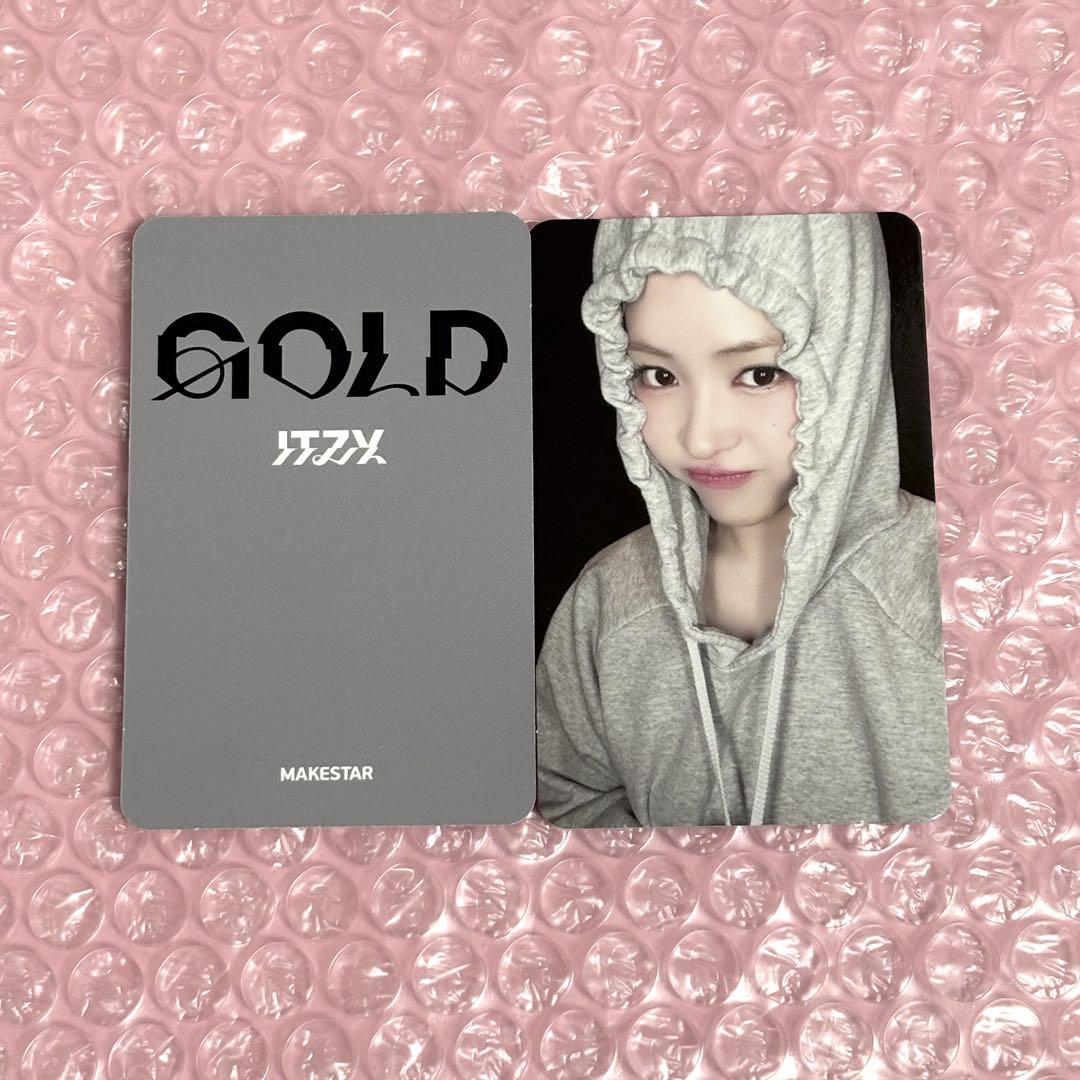 

[USED] ITZY GOLD makestar Ryujin food trading card