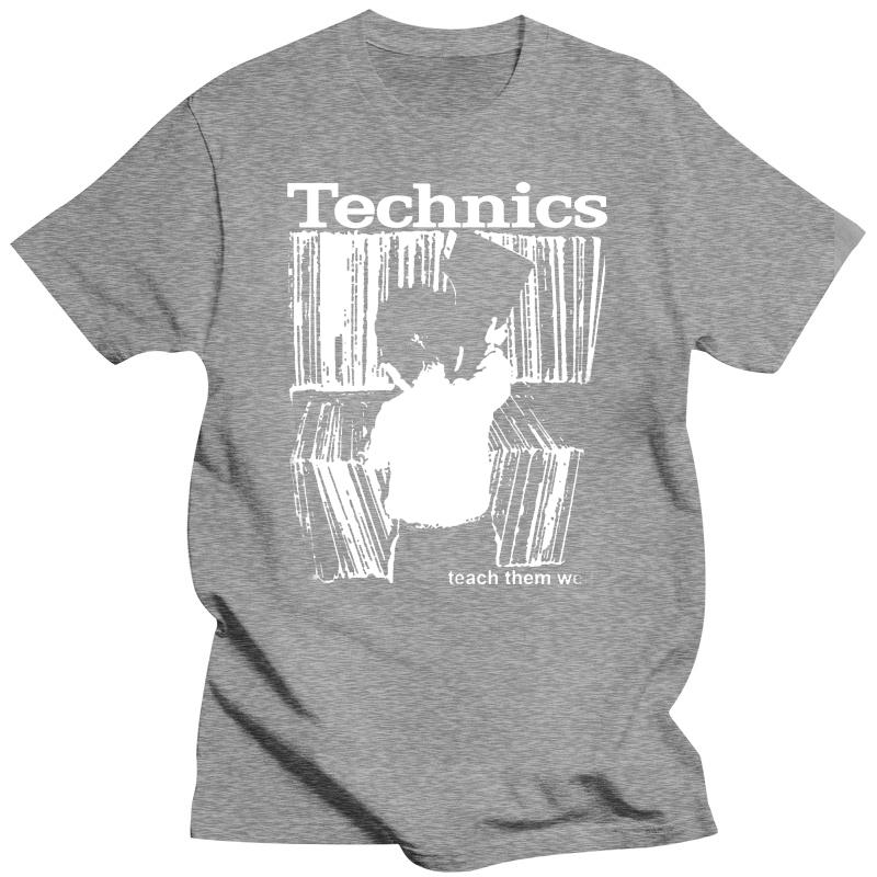 

ФУТБОЛКА «ТЕХНИКА» Kid Teach Them Well виниловая DJ ВСЕ РАЗМЕРЫ для мужчин и женщин, унисекс, новая модная футболка M