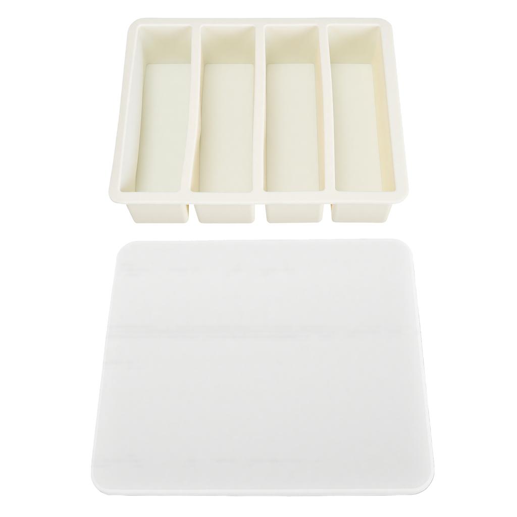 Ice Tray   Silicone Compact sy Relse with Removable Lid for Kitchen RV Cocktail Coffee