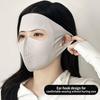 Sommer Damen Sonnenschutz Gesichtsmaske UV-Schutz Vollgesichtsabdeckung Atmungsaktive Maske Dünne Eis Seide Sonnenschutzmaske