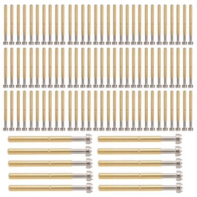 100 Stück Federprüfsonde 9 Krallen Test Belastete Kontaktstifte Industriebedarf 2,36 mm P156?H.