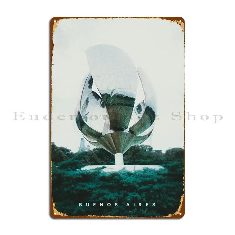 Buenos Aires Metal Sign Garage Wall Cave Printed Club Personalized Tin Sign Poster 20x30cm(7.8x11.8inch)