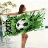 SOCCER Element Beach Towel Quick-drying Super Absorbent Suitable for Beach Vacation Pool Gym Summer Gift for Friends