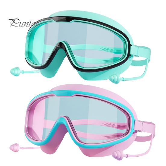 

2 шт. Детские очки для плавания, противотуманные, с большой оправой, с защитой от ультрафиолета, герметичные очки для бассейна для мальчиков и девочек F