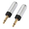 3.5mm Repair Plug Solder Type Gold Plated Replacement Mono Male 3.5mm Plug for   Clear Mg Celestee Stellia