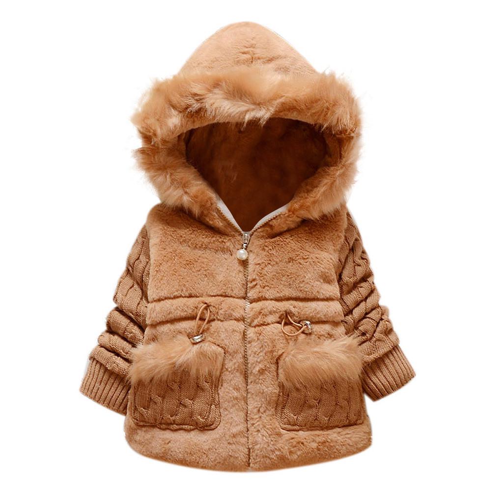 Buy [MYD] Toddler Kids Baby Girl Winter Jacket Warm Coat Thick Outwear