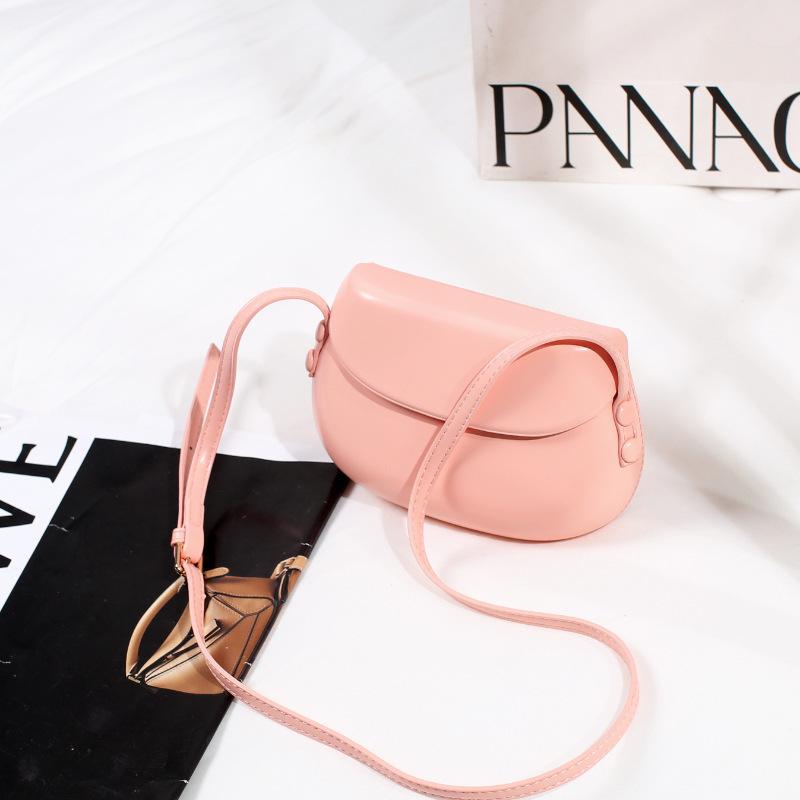Pressure Shell Bag, Candy Color Saddle Bag, Women'S Fashion Versatile Small Square Bag, Solid Color Mobile Phone Bag, Shoulder Messenger Bag.