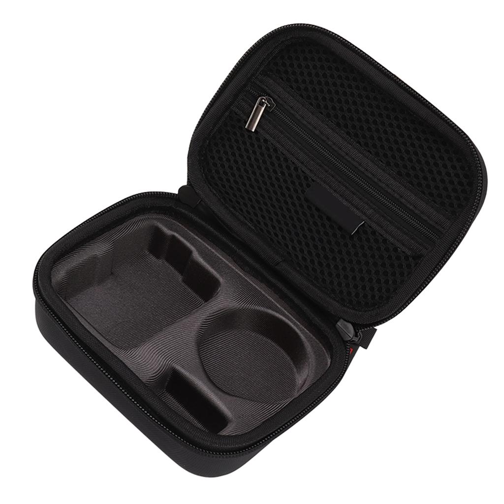 Sports Camera Storage Bag Large Capacity Perfect Fit Mesh Bag Design PU Leather Two Way Zipper with Lanyard Camera