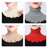 Knit Shawl Scarf Winter Warm Scarf For Women Neck Wrap Knitted Elastic False Collar Scarf Warm Winter Cycling