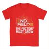 Arknights Endfield La Fabbrica Deve Crescere Meme Fabbrica Espansione Automazione Costruzione Infinita T-shirt 100% Cotone