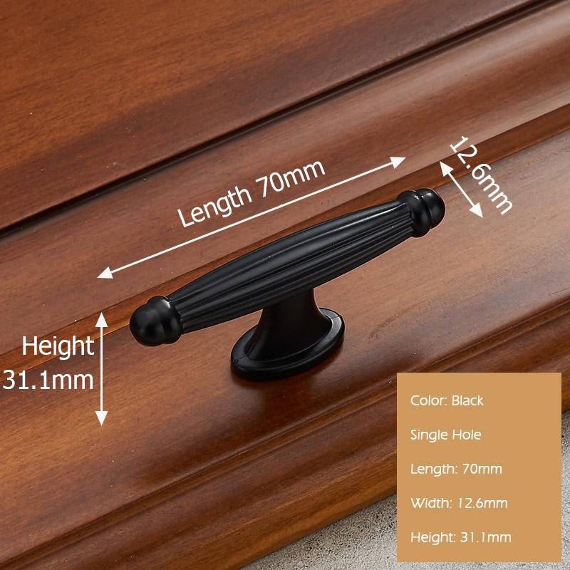 KAK European Style Solid Zinc Alloy Cabinet Handles Modern Vintage Drawer Knobs Cupboard Wardrobe Door Handles Furniture Handles