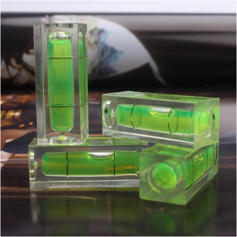 Pack Of 5/10 Small Green Level Gauges with Glowing Function Level Measuring Instrument for Stable Horizontal Reference
