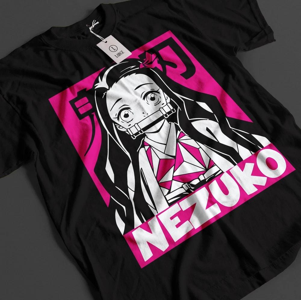 Demon Slayer Shirt Nezuko TShirt Tanjiro KNY Anime Zenitsu Top Akaza S