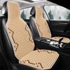 1PCS Summer Cool Car Seat Cover Natural Maple Wood Bead Car Seat Cushion Massage Breathable Environmental Waterproof Seat