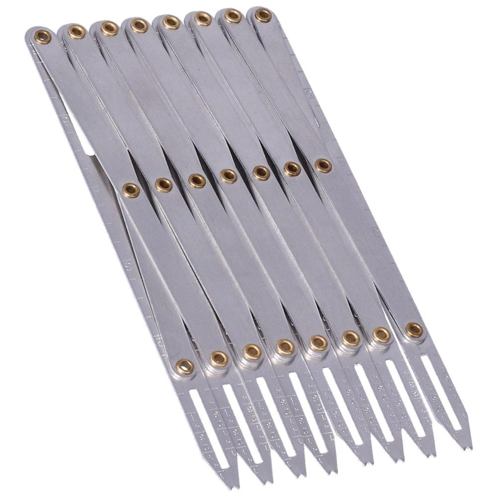 Equidistant Measuring Aluminum Sewing Gauge Marking Tool Adjustable Length Gauge  Household Use