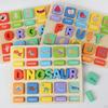 Creative Wooden Brain Teaser Set for Kids - Educational Learning Tool Home