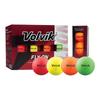 Volvik Volvik Flyon Golf Ball Matte Finish 2 Piece Construction 24 Balls Multicolor (Orange, Green, Yellow, Red)