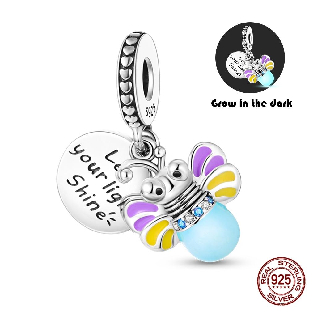 New Incopper Charms Luminous Firefly Stars Charm Fit Originalbracelets Pendants For Women Beads Diy Party Jewelry