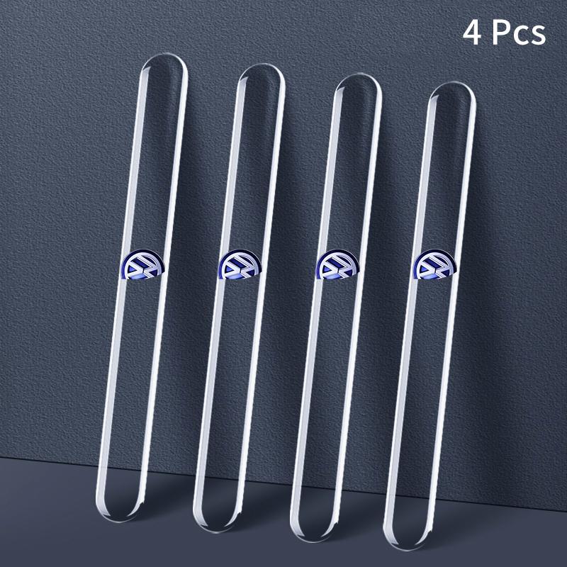 

New Car Door Handle Protector Anti-Scratch Silicone Door Bowl Sticker For Volkswagen Jetta MK5 Golf Passat 3B7 601 171 Car