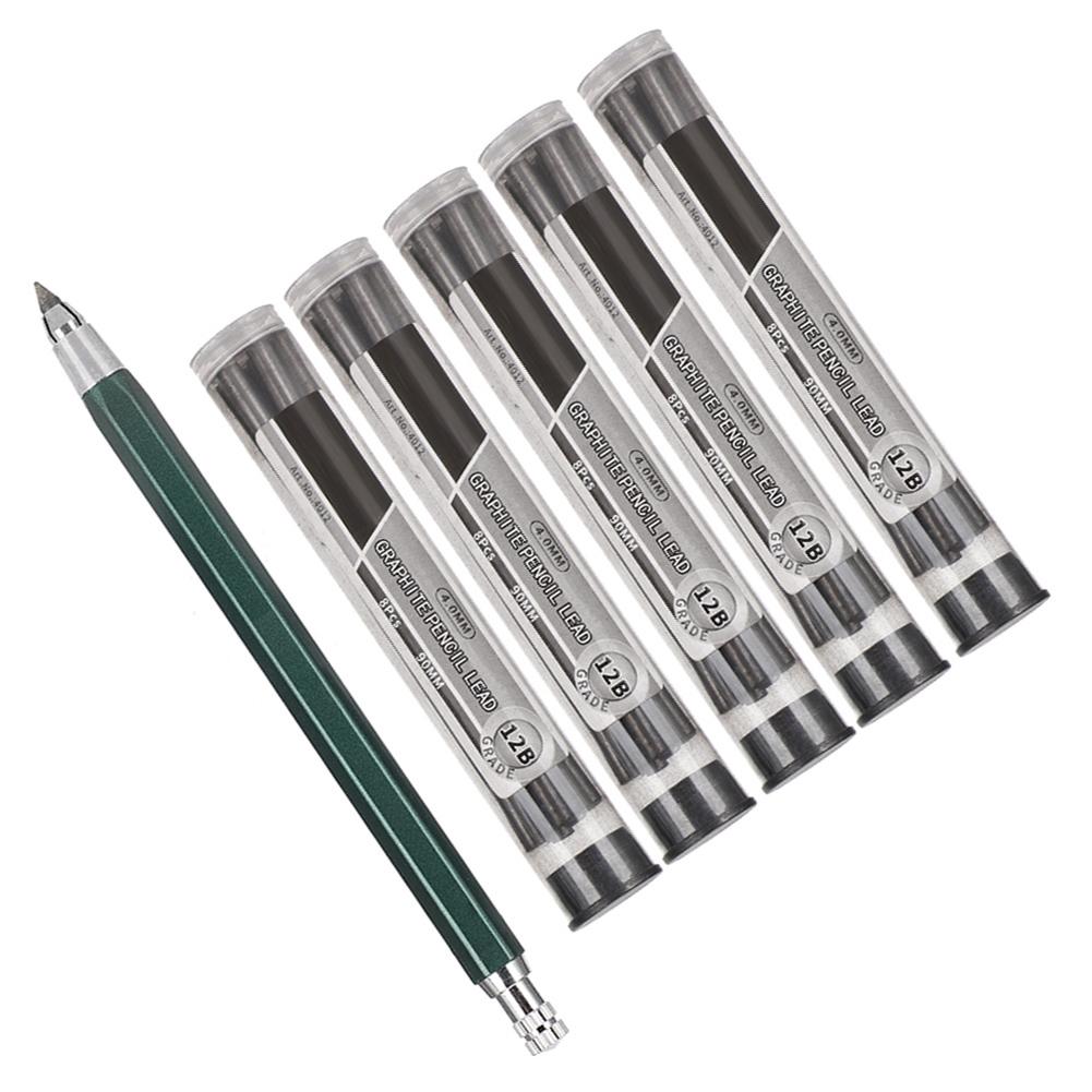 Mechanischer Bleistift Zeichenstift Ingenieur Malwerkzeug Künstlerbedarf mit Mine(4.0 Mechanischer Bleistift2b4b6b8b10b12b )