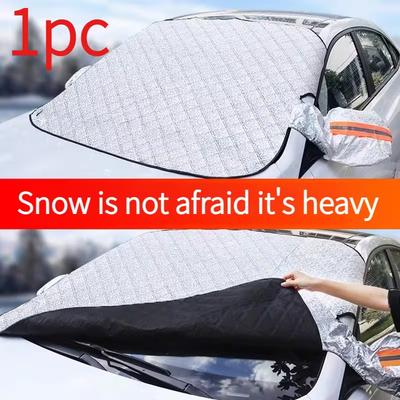 Car Front Windshield Cover Auto Sunshade Snow Ice Protection Cover Winter Summer Windshield Shield
