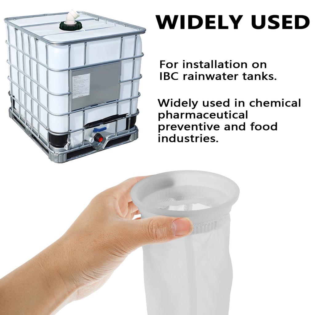 3 Pcs IBC Nylon For Venting Ton Barrels Cover Filter Bag Breathable Rain Water Filter Rain Rainwater Tank Aquarium