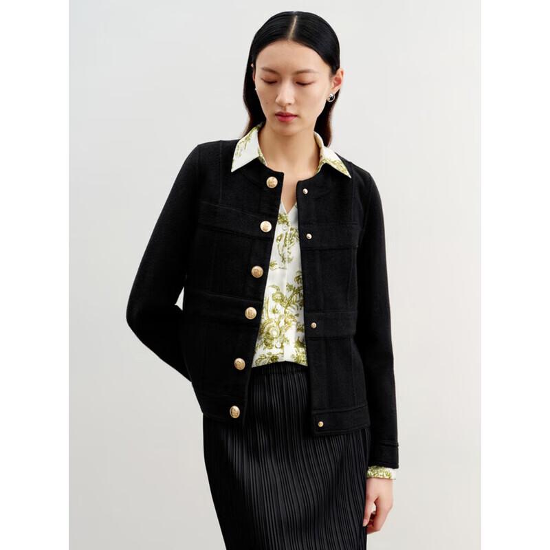 JZ Annakol Women's H-Line Short Double-Faced Wool Coat