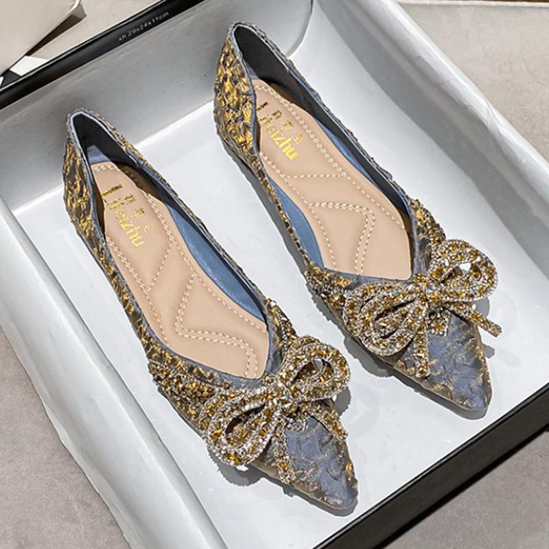 

Fashion Large Size 39 41 42 Women Shoes New Loafers Slip on Flat Shoes Woman Bow Ballet Flats Ladies Shoes Zapatos Mujer Chaussure Femme 35 синий