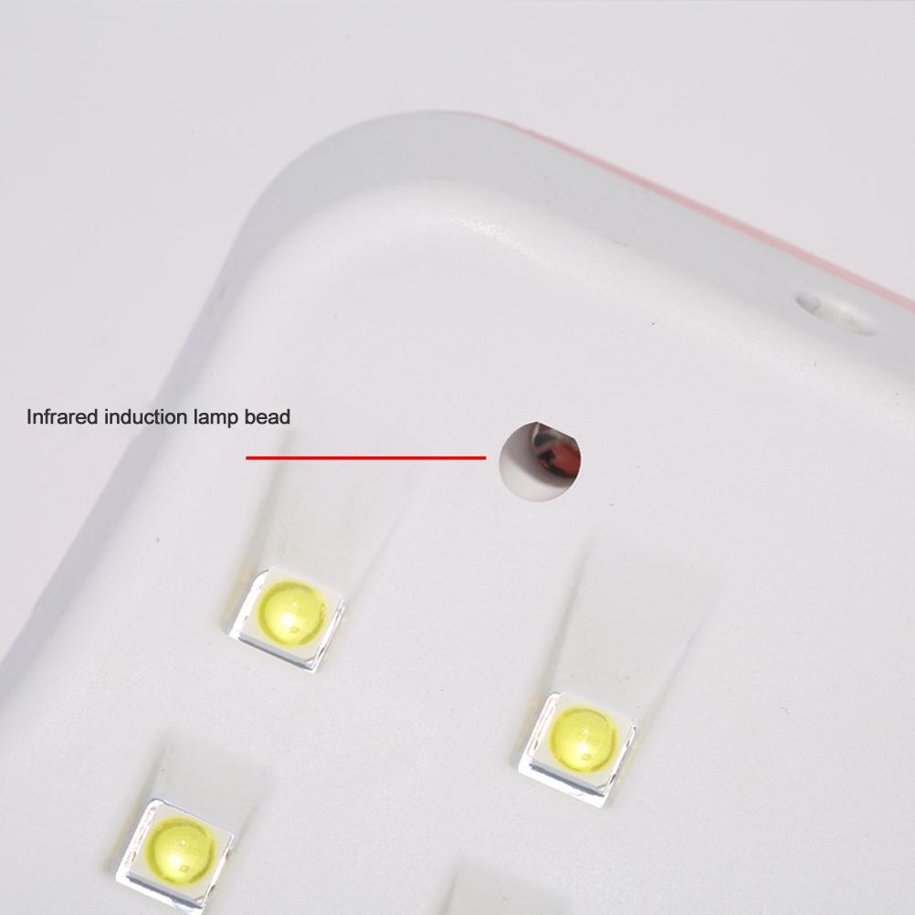 54W LED Nail Lamp UV Nail Dryers Phototherapy Nail Machine with Timer Nail Dryer Lamp