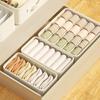 1/3pcs White Underwear Storage Box Socks Underwear Storage Drawer Division Multifunctional Household Wardrobe Classification