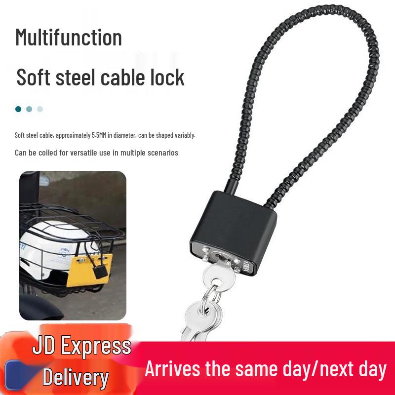 Chuke Long Steel Cable Padlock