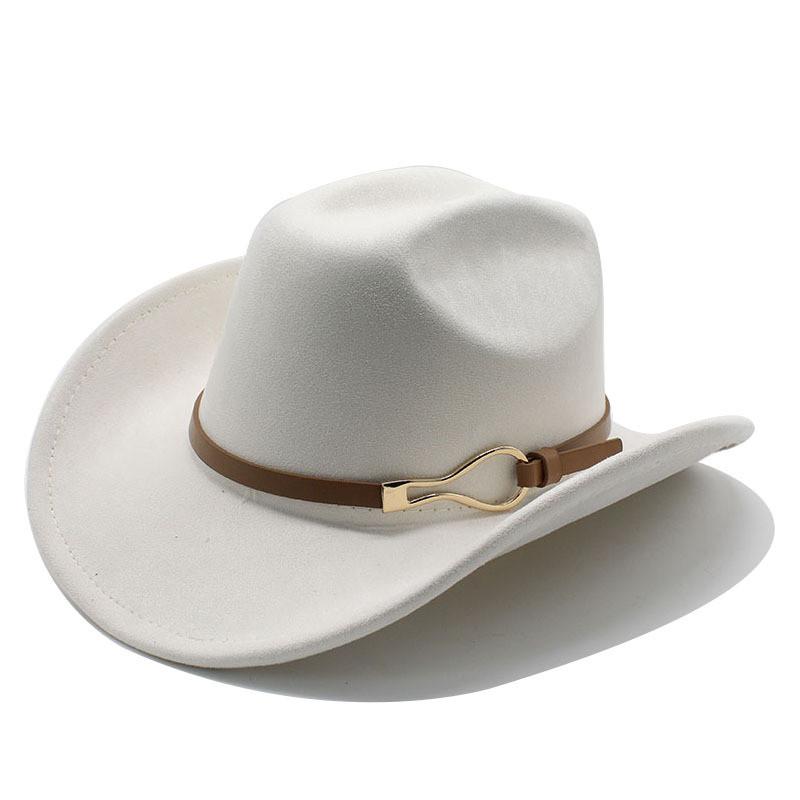 Knot Fedora Hat With Wool Blend Fabric For Winter Men Women Fashion