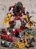 AOYI Cool 8-in-1 Transformations Devastator Spielzeug Junge Anime Haken Actionfiguren Roboter Auto Ingenieurfahrzeug Modell Kinder H6001-8B