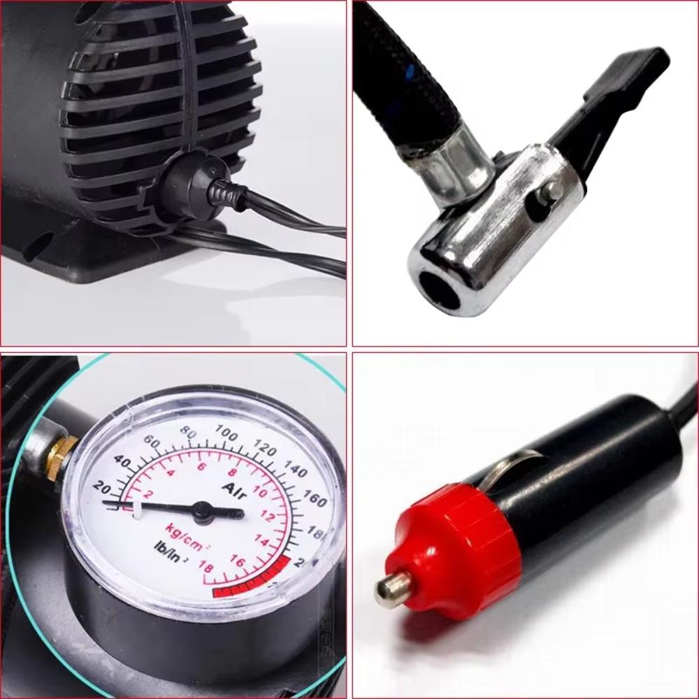 300psi Electric Tire Air Inflator Pump Universal Car Tyre Inflator Bicycle Tires