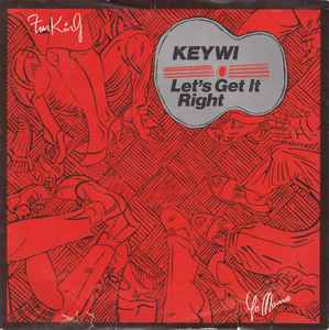 

7inch Record KEYWI - Let s Get It Right VS623 Virgin 1983 UK Soul/Funk Used