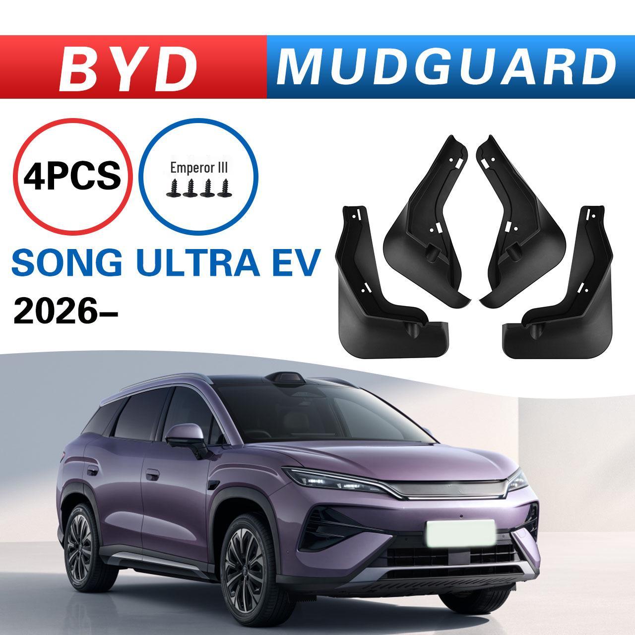 Mudguard for 2026 BYD Song Ultra EV - Cross-Border Auto Parts Modified Accessory