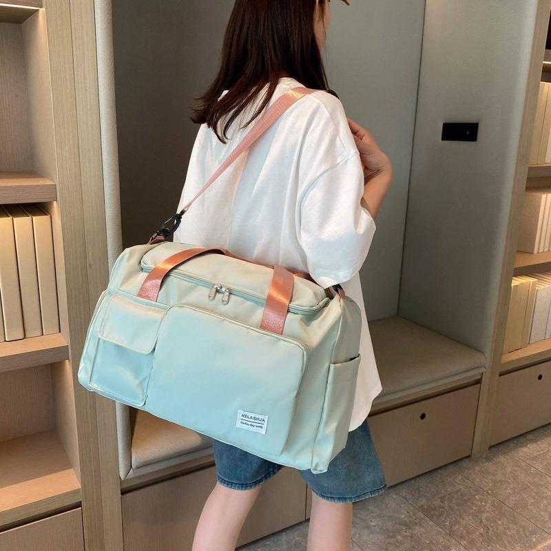 Wasserdichte Reisetasche mit Trocken-Nass-Trennung Großes Fassungsvermögen Yoga Fitnessstudio Sport Handtasche Langlebiges Oxford für Kurztrip Tasche