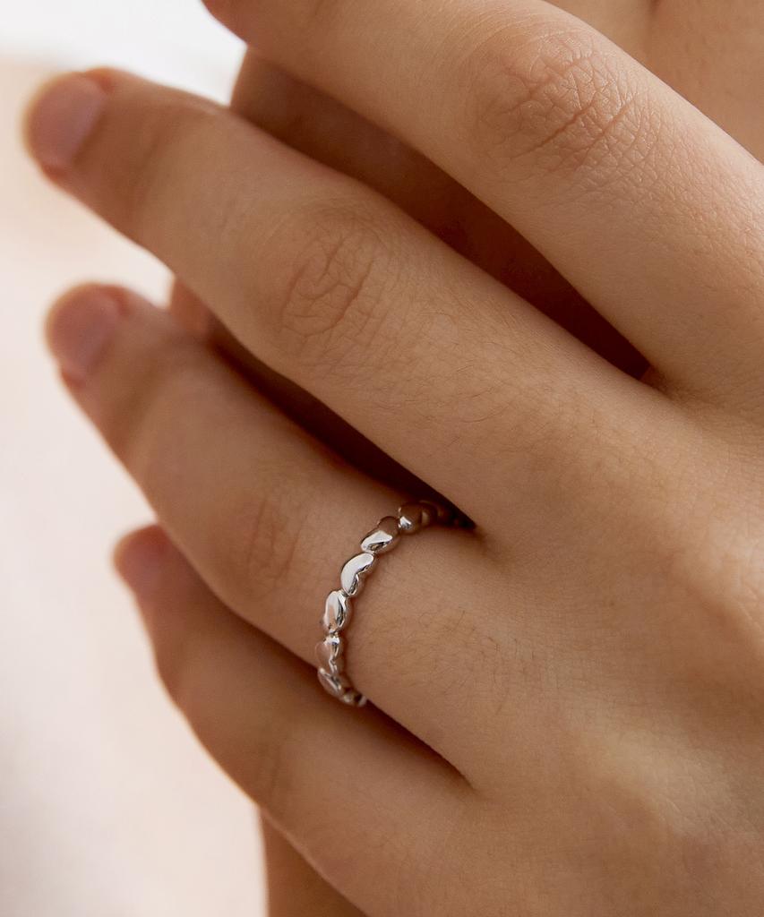 Tatiana [Musinsa Exclusive] (Silver 925) Heart Bubble Ring Cr1846