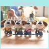 Adorable Dog Plush Keychain Stuffed Toy With Pp Cotton 13cm Bag Charm For Girls Kids Gift