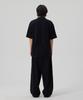 MAKEITTO Bio Washing Wide Cotton Spandex Pants_Black